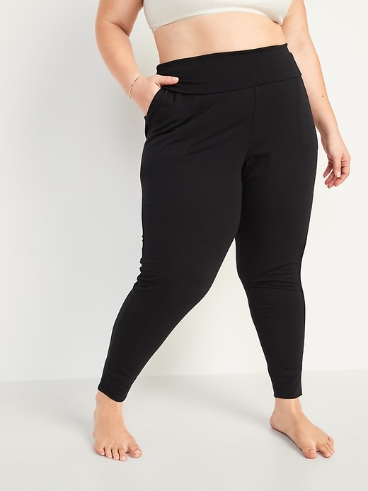 Image number 1 showing, Mid-Rise Plus-Size Live-In Jogger Sweatpants