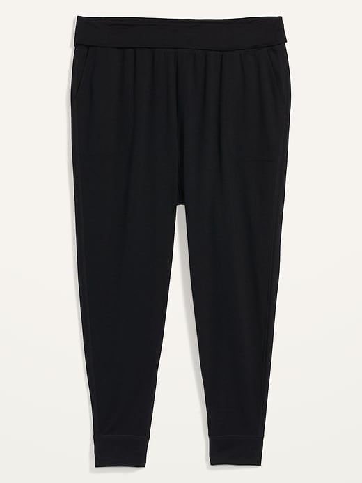 Image number 4 showing, Mid-Rise Plus-Size Live-In Jogger Sweatpants