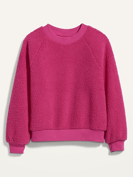 Loose Cozy Sherpa Sweatshirt for Women | Old Navy