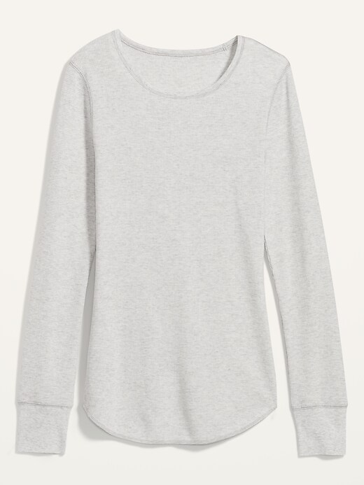 View large product image 2 of 2. Thermal-Knit Long-Sleeve Tee for Women