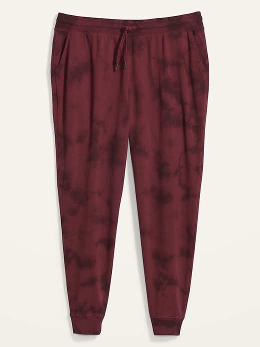 Image number 4 showing, Mid-Rise Vintage Tie-Dye Plus-Size Street Jogger Sweatpants