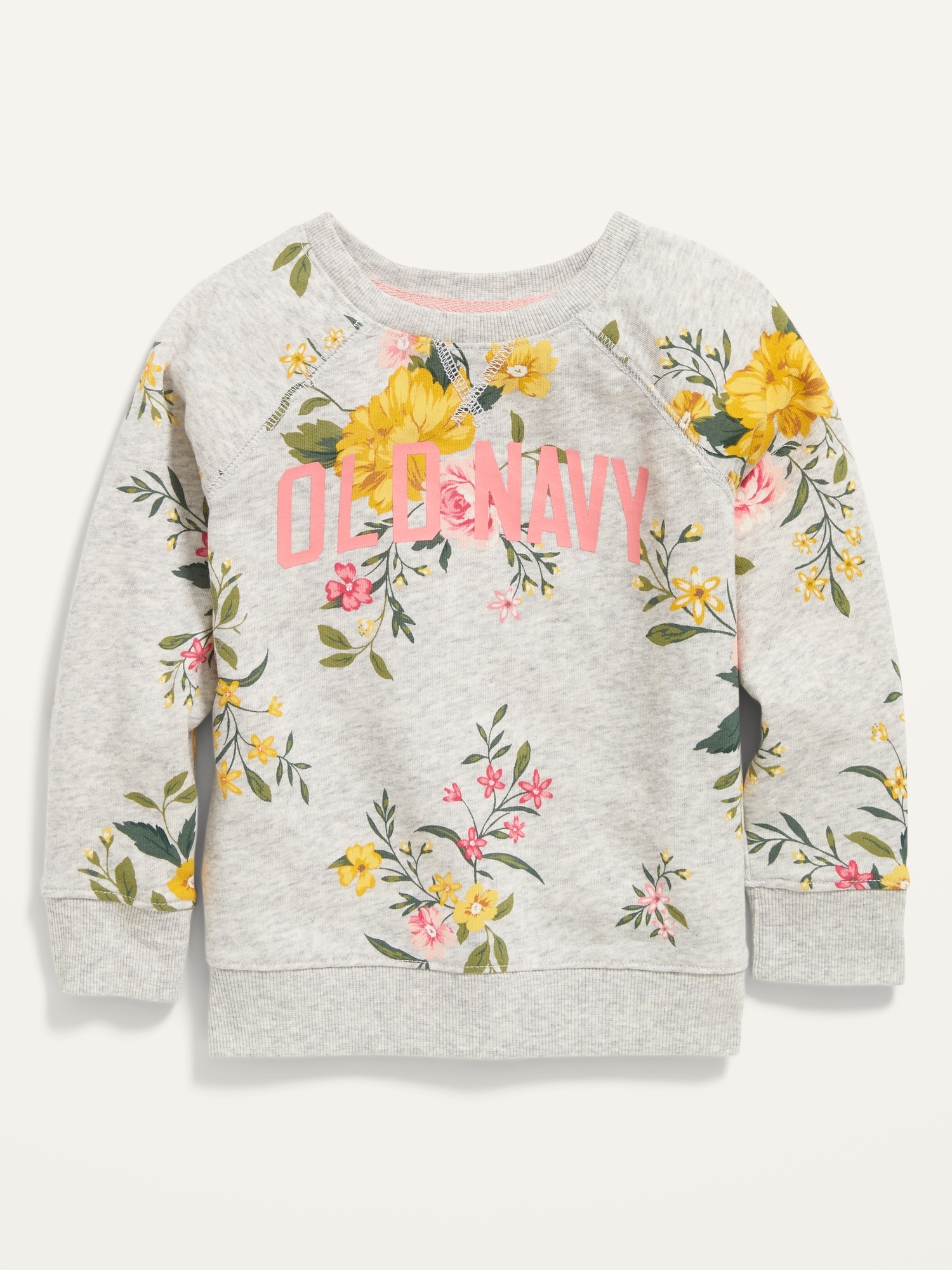 Logo-Graphic Raglan Sweatshirt for Toddler Girls | Old Navy