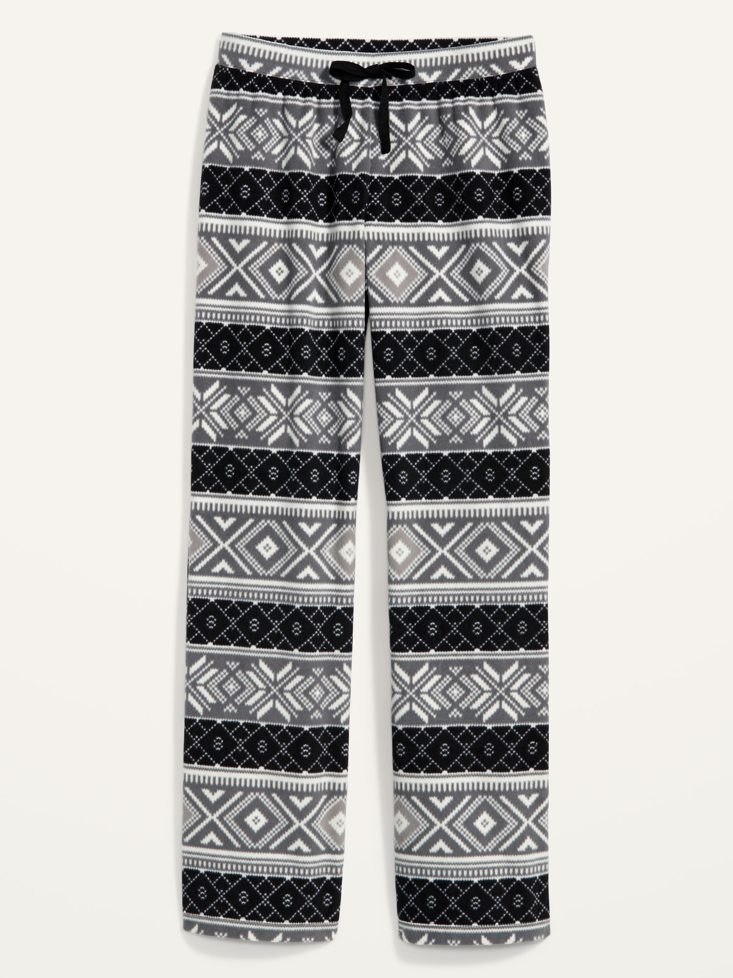 Mid-Rise Patterned Micro Performance Fleece Pajama Pants | Old Navy