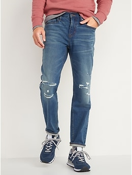 old navy mens ripped jeans