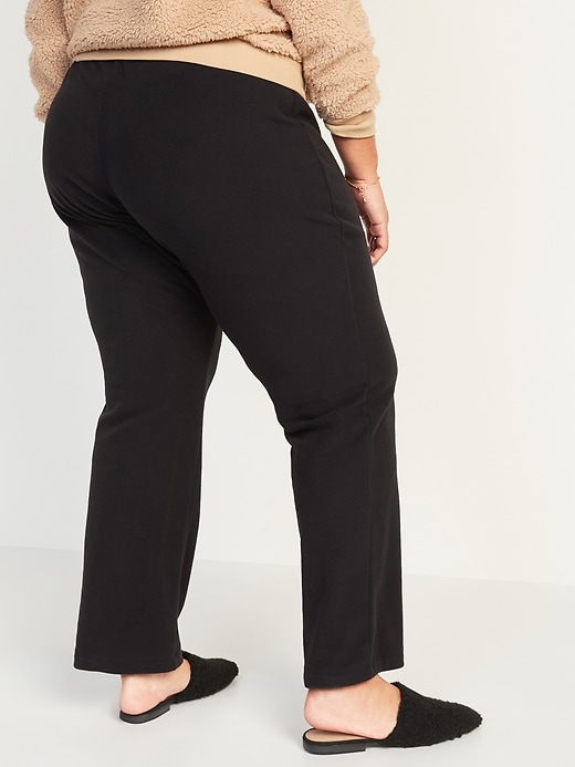 Image number 2 showing, Mid-Rise Cozy Micro Performance Fleece Plus-Size Pajama Pants