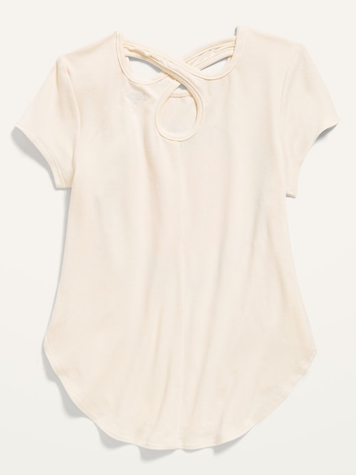 Short-Sleeve Tulip-Hem T-Shirt for Toddler Girls
