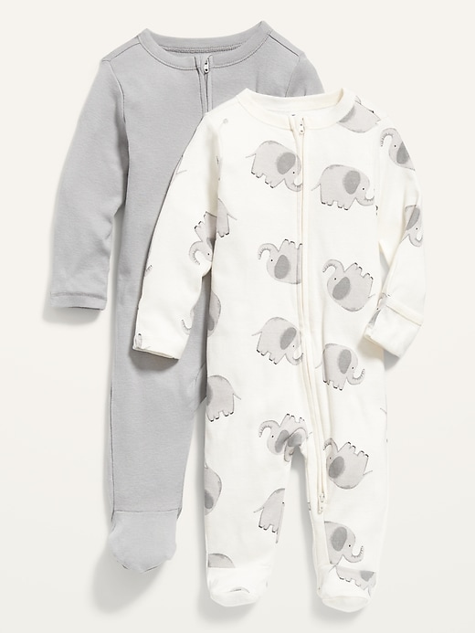 Unisex Sleep & Play One-Piece 2-Pack for Baby