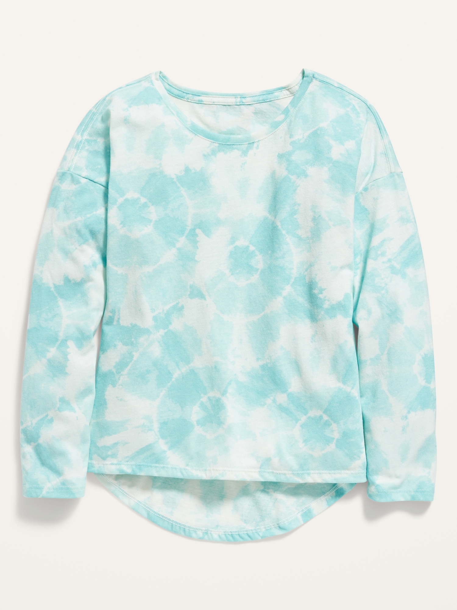 Softest Long-Sleeve Tie-Dye Tee for Girls | Old Navy