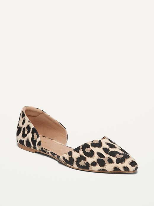 cheetah print flats