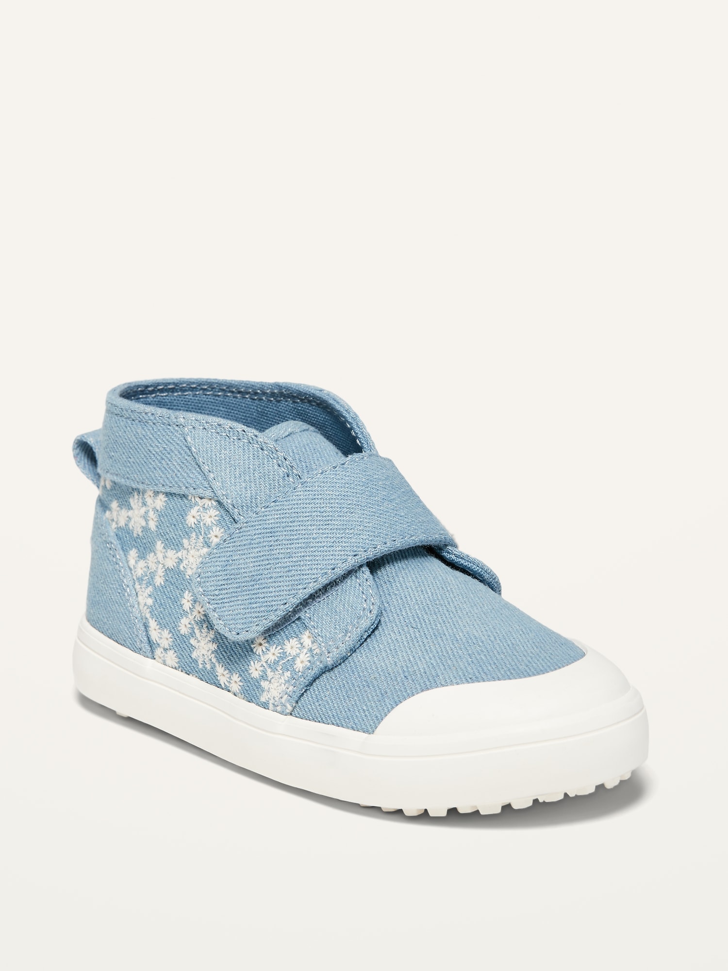 Unisex Mid-Top Chambray Chukka Sneakers for Toddler