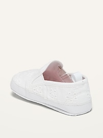 View large product image 3 of 4. Eyelet Slip-Ons for Baby