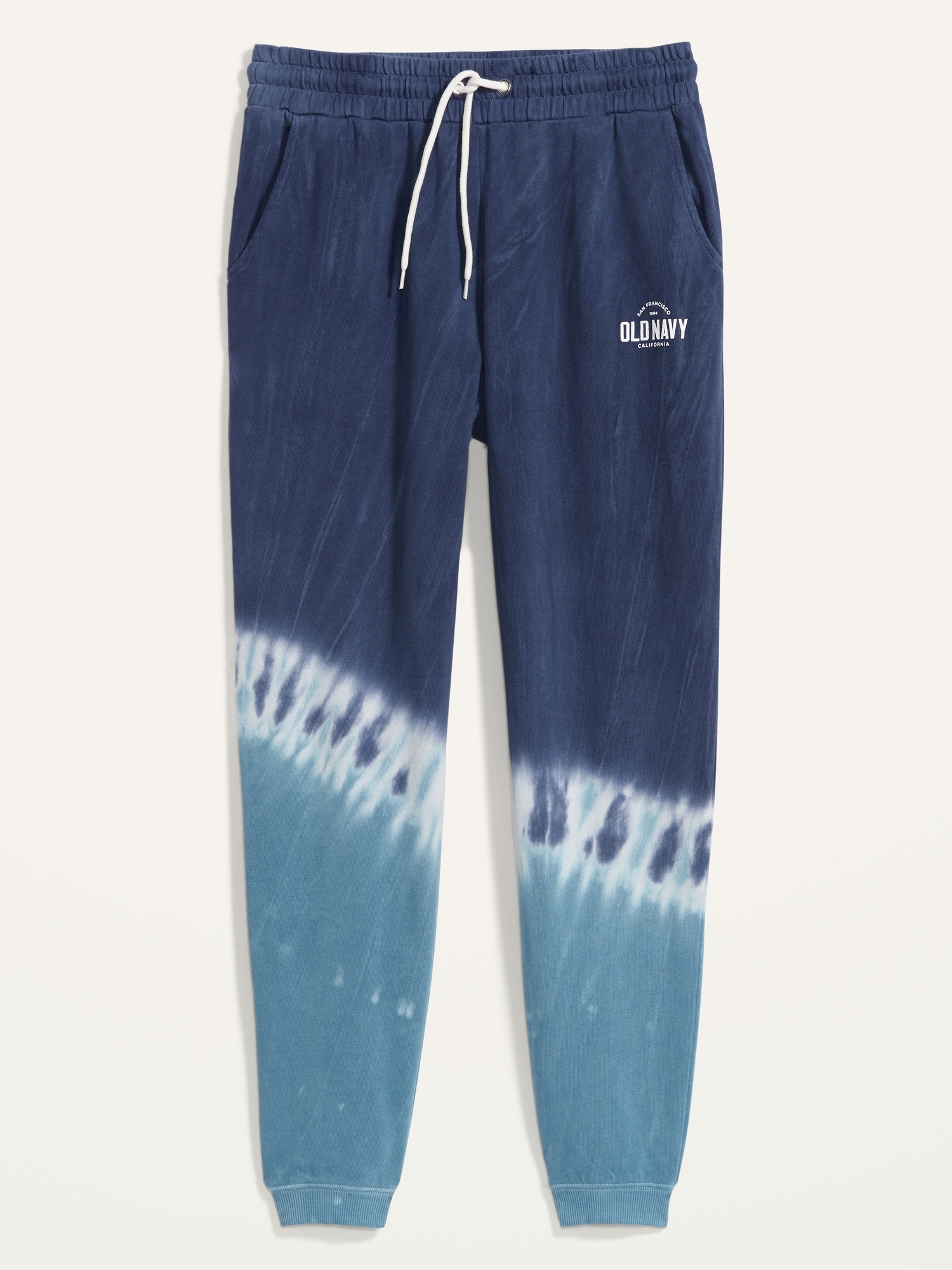 Mid-Rise Tie-Dyed Logo-Graphic Sweatpants | Old Navy