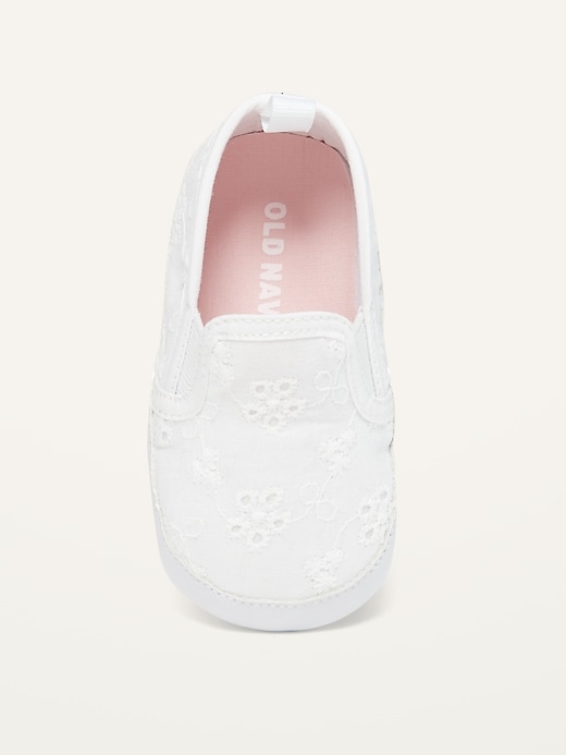 View large product image 2 of 4. Eyelet Slip-Ons for Baby