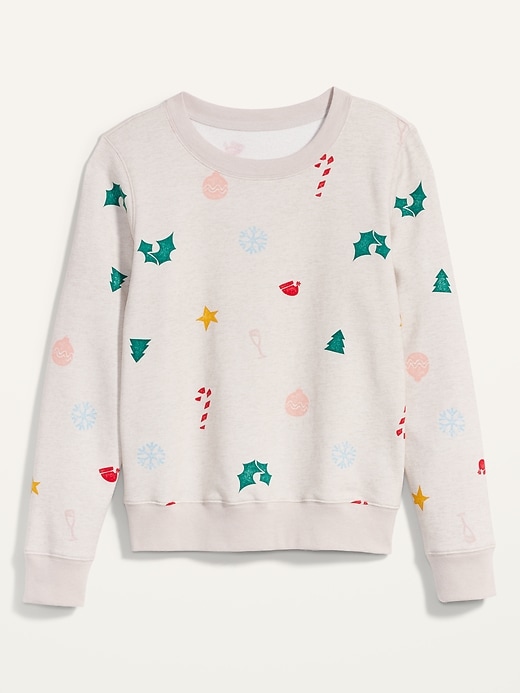 View large product image 2 of 2. Cozy Christmas Graphic French Terry Sweatshirt for Women