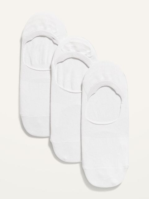 No-Show Sneaker Socks 3-Pack - Bright White