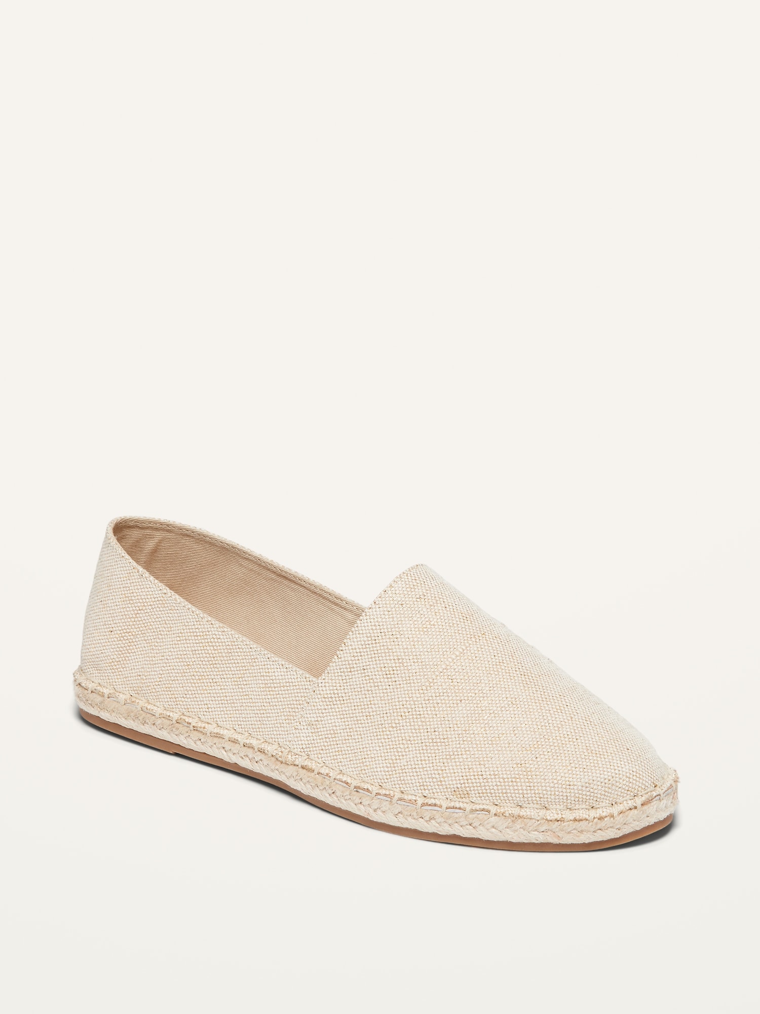 Canvas espadrille flats Clearance