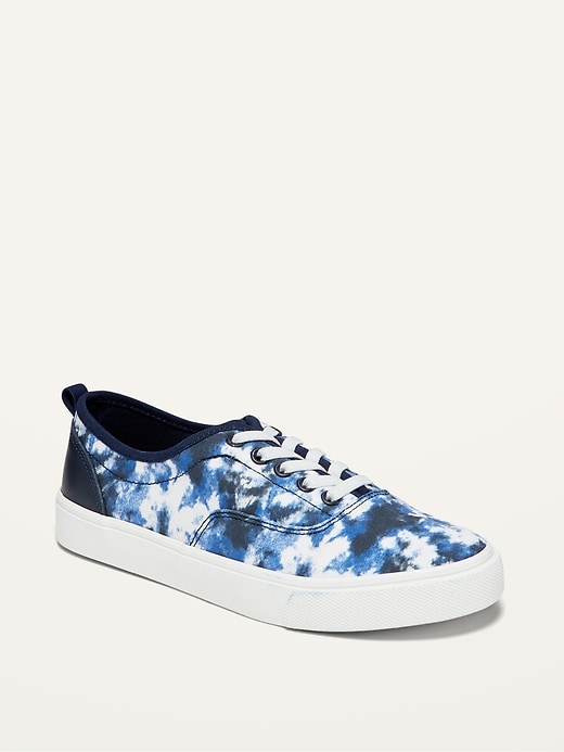 View large product image 1 of 2. Gender-Neutral Tie-Dye Lace-Up Sneakers For Kids