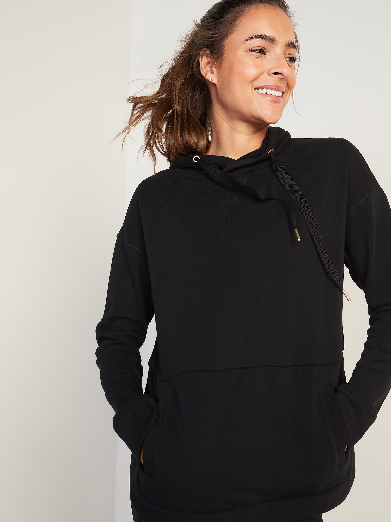 Tulip cheap hem hoodie