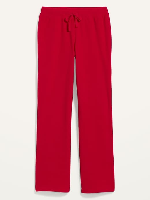 View large product image 2 of 2. Mid-Rise Cozy Micro Performance Fleece Pajama Pants