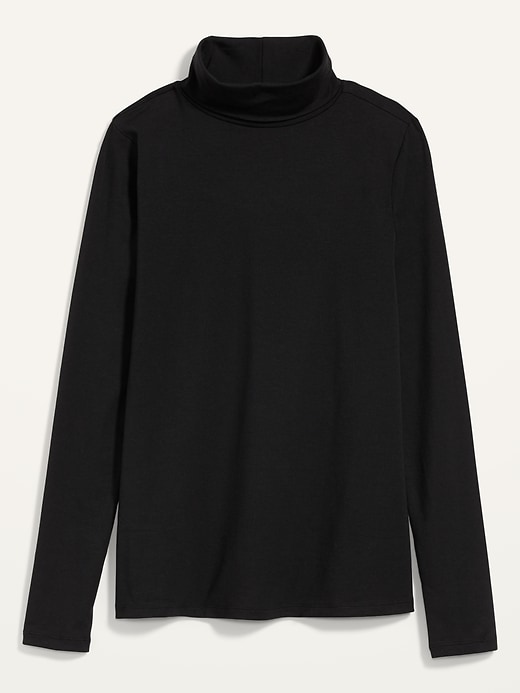 View large product image 2 of 2. Slim-Fit Long-Sleeve Turtleneck T-Shirt