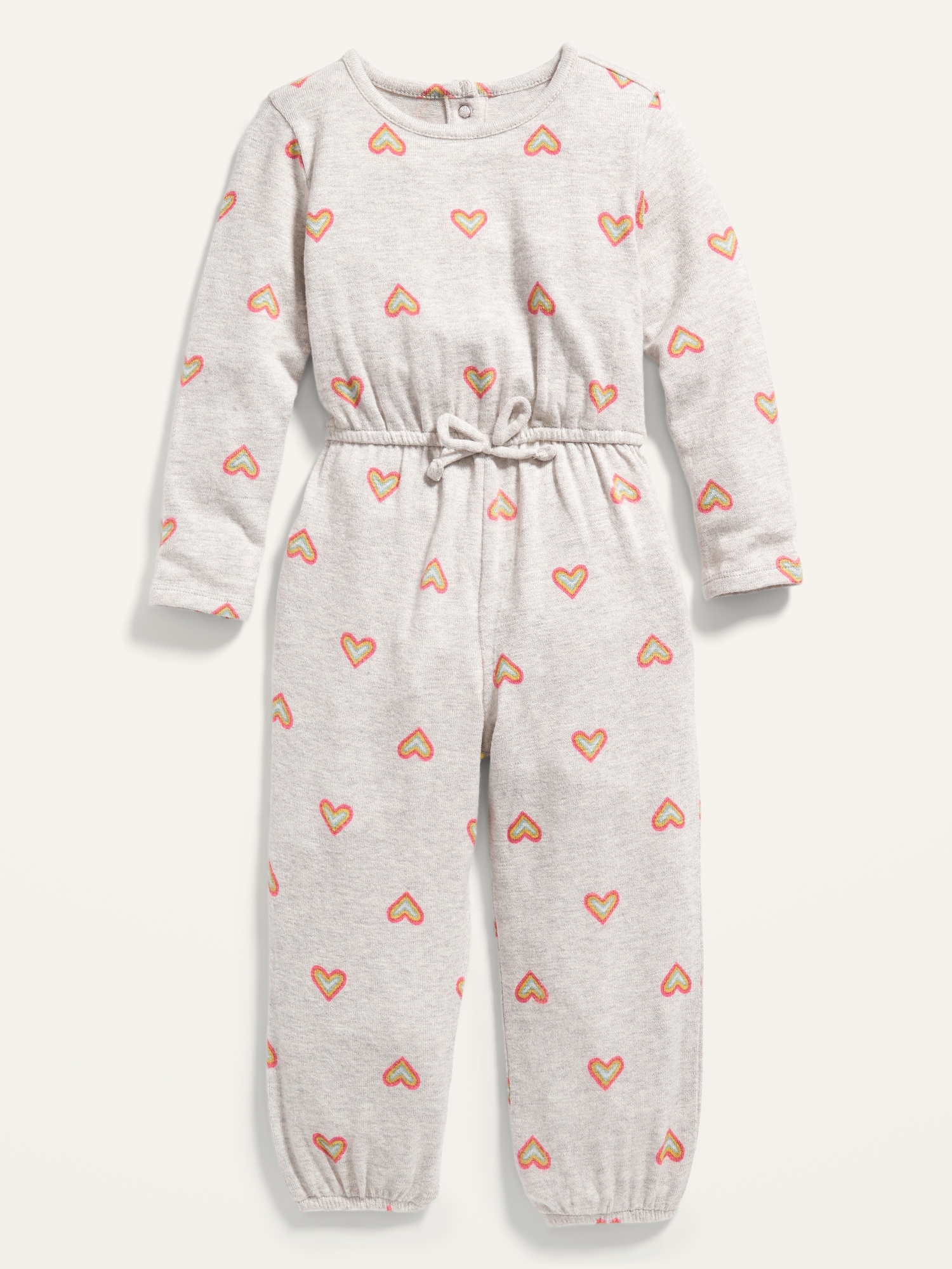 Cozy Printed Jumpsuit for Toddler Girls