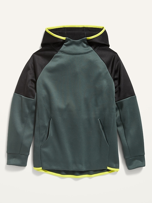 View large product image 1 of 2. Color-Blocked Techie Fleece Pullover Hoodie For Boys