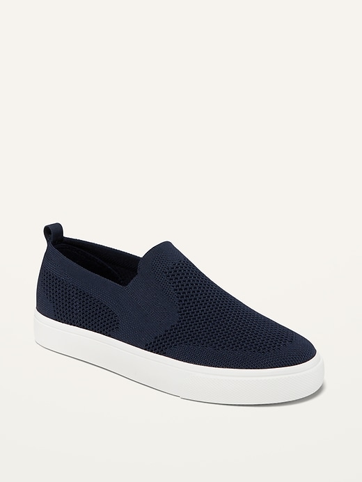View large product image 1 of 1. Gender-Neutral Textured-Knit Slip-Ons For Kids