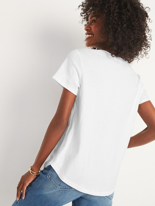 Image number 6 showing, EveryWear Crew-Neck T-Shirt 3-Pack for Women