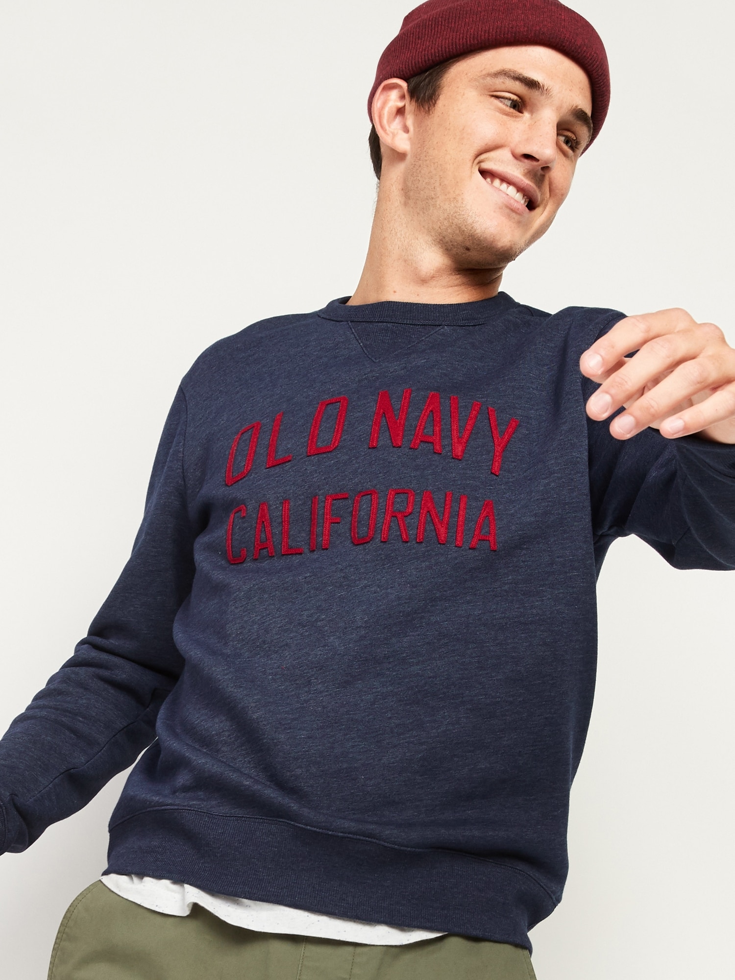 Logo-Graphic Crew-Neck Sweatshirt for Men | Old Navy
