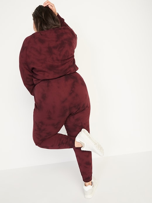 Image number 2 showing, Mid-Rise Vintage Tie-Dye Plus-Size Street Jogger Sweatpants