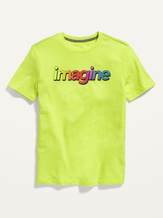 View large product image 2 of 2. POPSUGAR X Old Navy Graphic Gender-Neutral Tee
