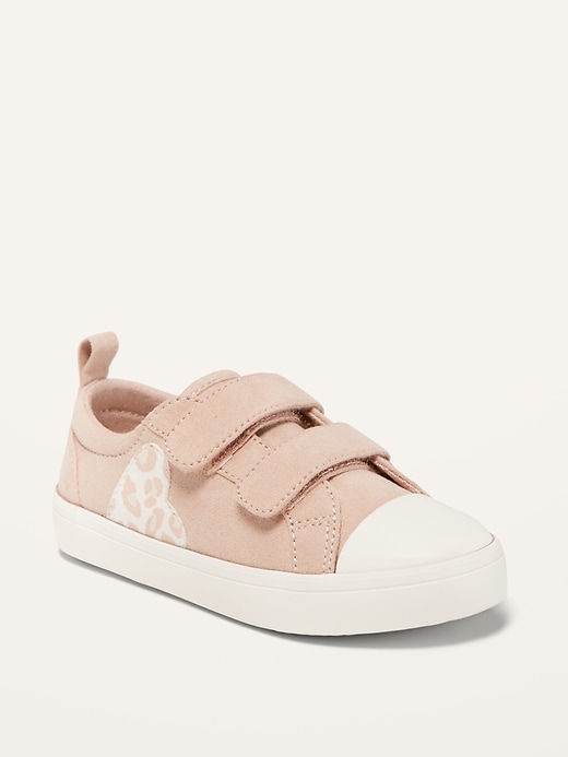 View large product image 1 of 4. Unisex Canvas Double-Strap Sneakers for Toddler