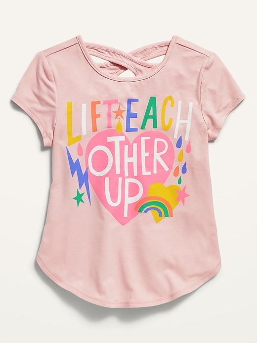 Short-Sleeve Tulip-Hem T-Shirt for Toddler Girls