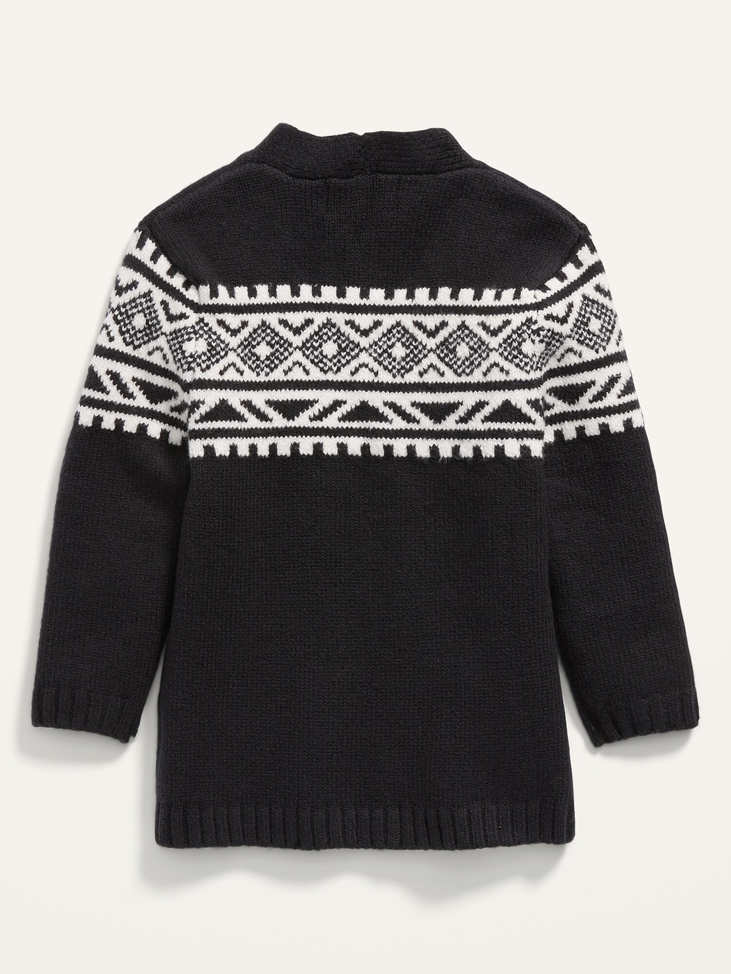 little girls black sweater