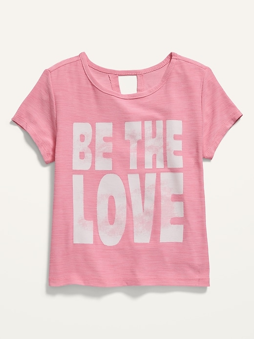 View large product image 1 of 1. Breathe ON Built-In Flex Graphic Tee for Toddler Girls