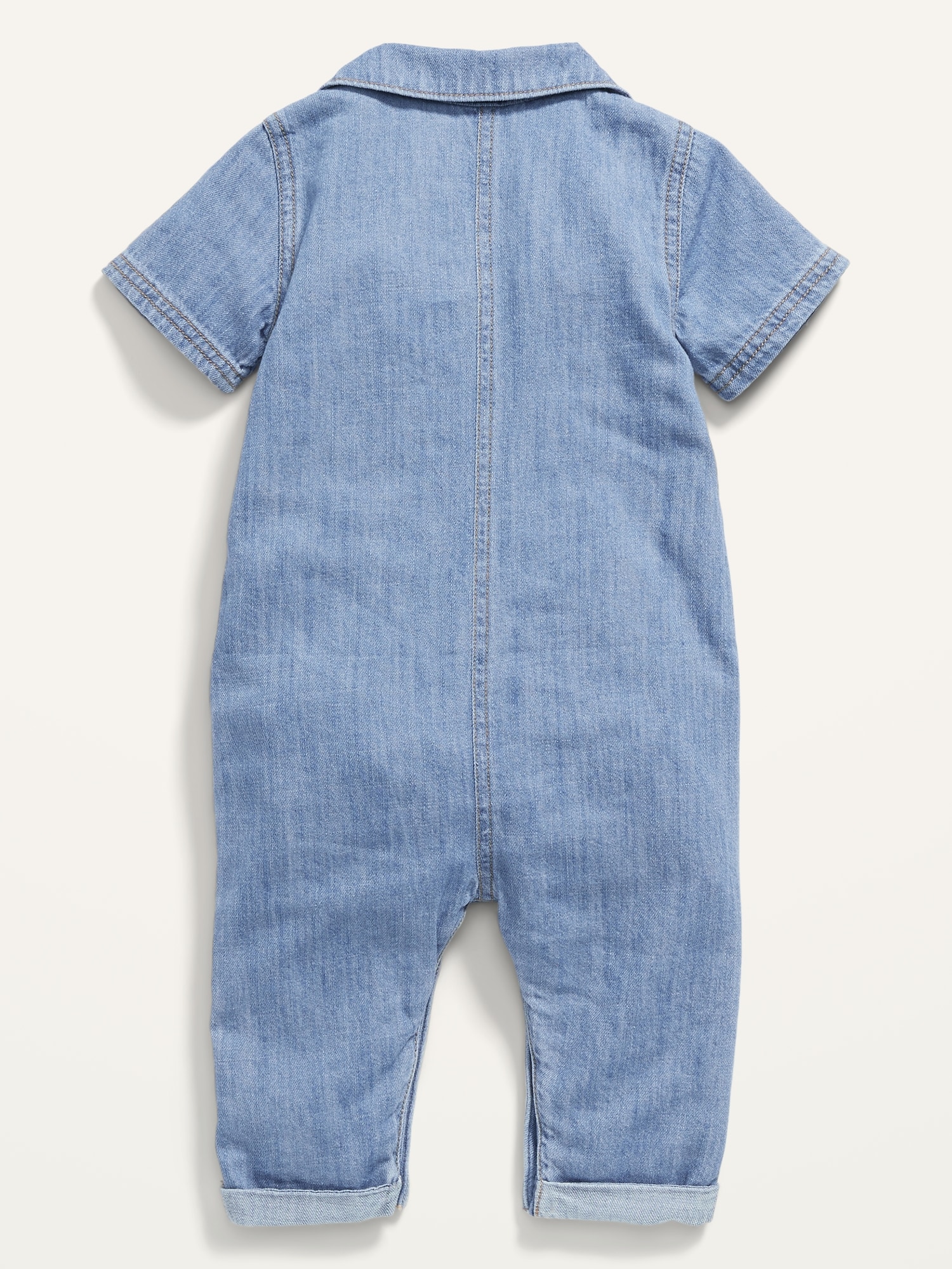 old navy jean jumpsuit