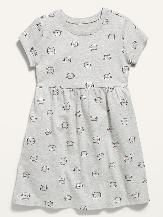View large product image 1 of 1. Fit & Flare Jersey Dress For Toddler Girls