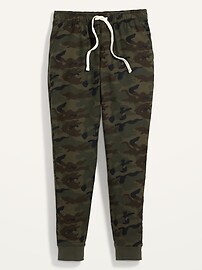 View large product image 3 of 3. Patterned Flannel Jogger Pajama Pants