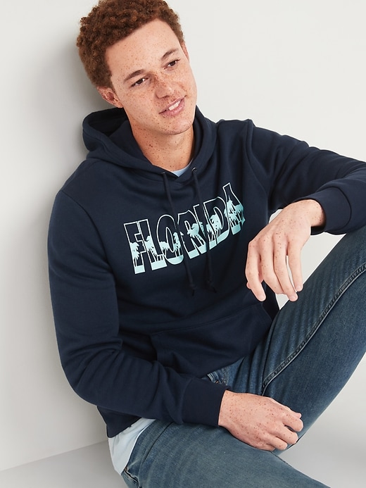View large product image 1 of 2. Florida Graphic Pullover Hoodie for Men