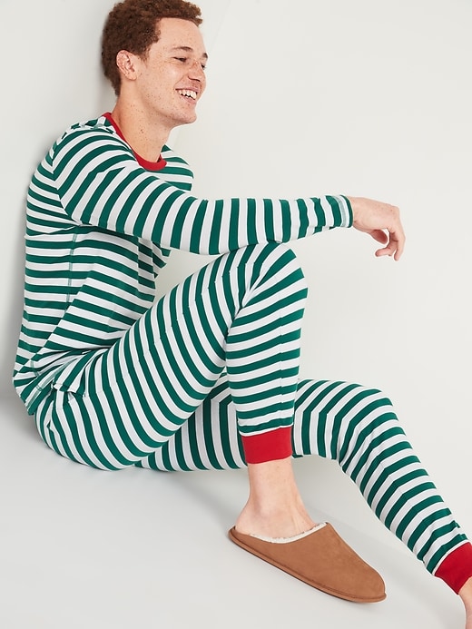 View large product image 1 of 2. Patterned Jersey Pajama Set