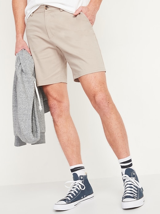 View large product image 1 of 1. Slim Ultimate Chino Shorts -- 8-inch inseam