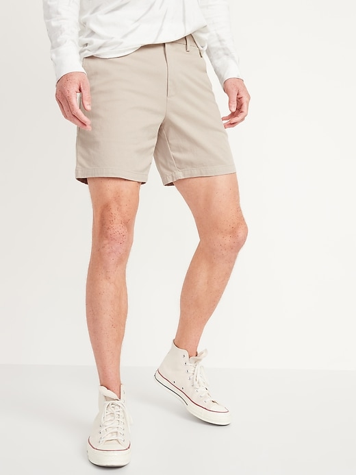 View large product image 1 of 1. Slim Ultimate Chino Shorts -- 6-inch inseam