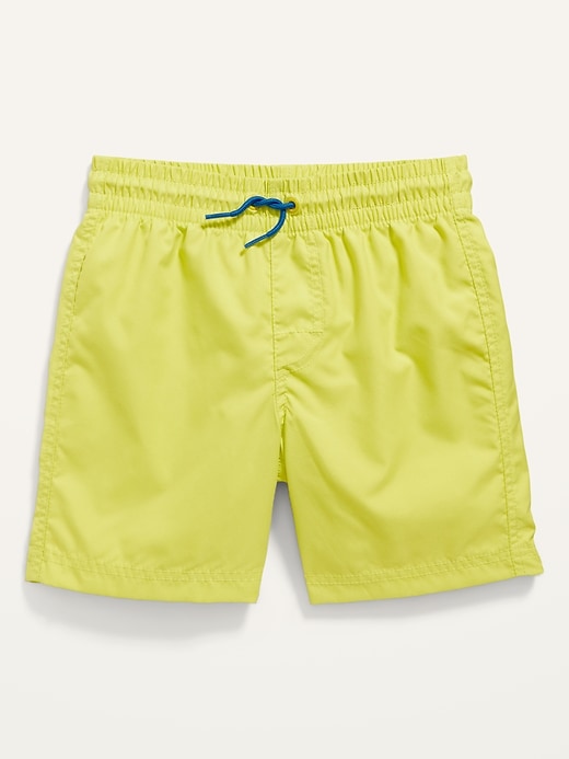 View large product image 1 of 1. Solid Swim Trunks For Boys