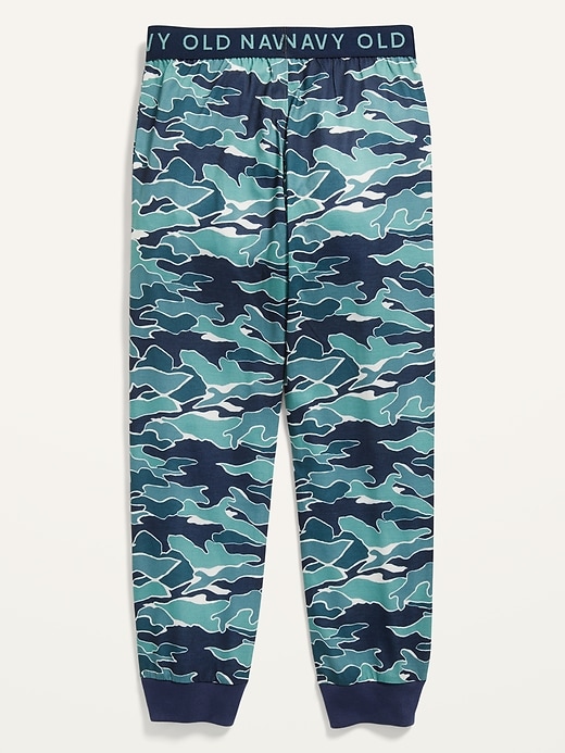 View large product image 2 of 2. Printed Jersey Pajama Joggers For Boys