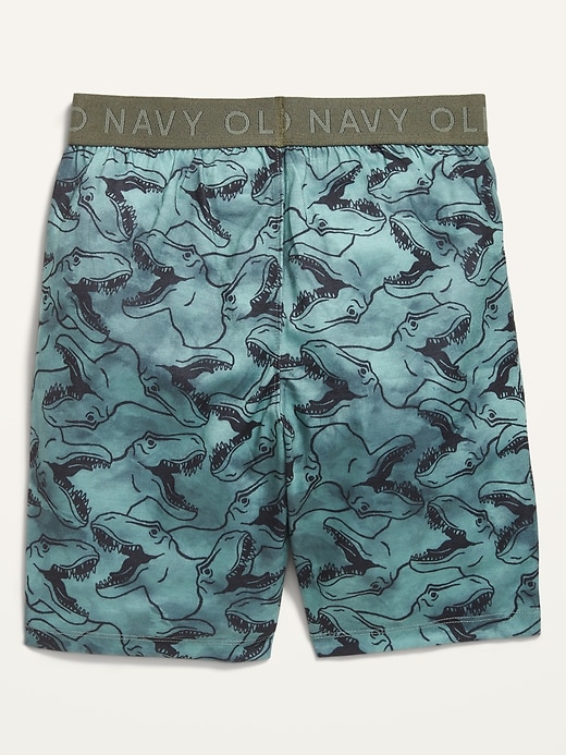 View large product image 2 of 2. Printed Pajama Shorts for Boys