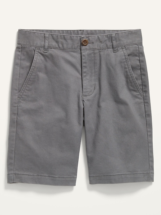 Old Navy Built-In Flex Straight Twill Shorts for Boys (At Knee). 1