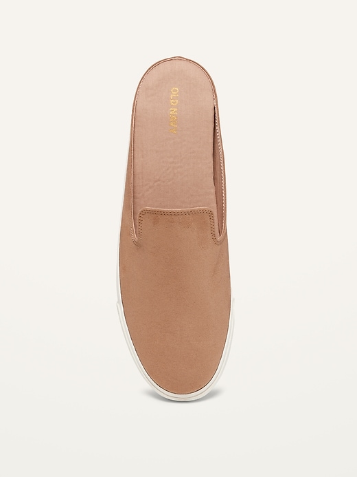 Image number 2 showing, Water-Repellent Faux-Suede Mule Sneakers