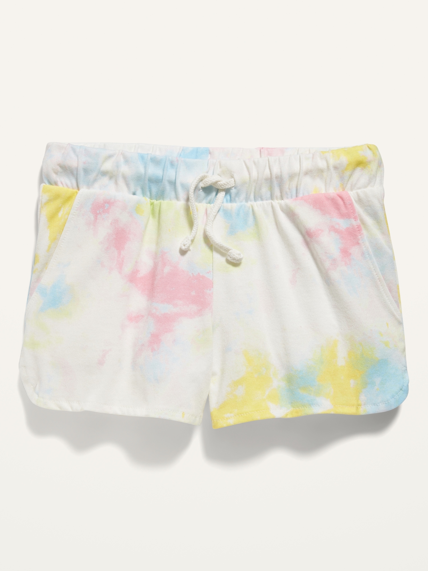 Printed Dolphin-Hem Jersey Shorts for Girls | Old Navy