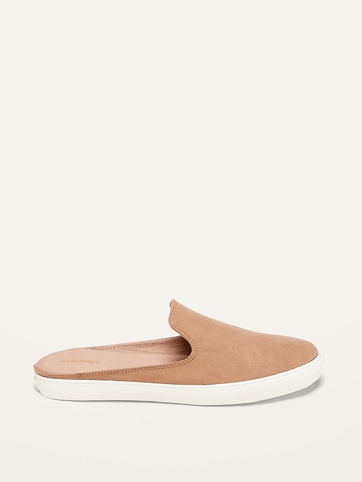 Image number 4 showing, Water-Repellent Faux-Suede Mule Sneakers
