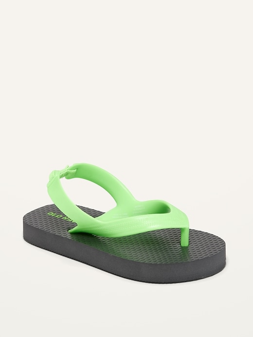 View large product image 1 of 1. Unisex Solid Flip-Flops for Toddler